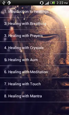 Self Healing android App screenshot 3